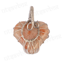 Load image into Gallery viewer, Red Aventurine Heart Shaped Pendant