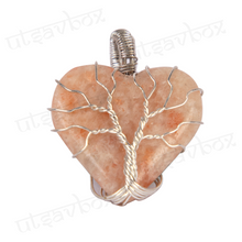 Load image into Gallery viewer, Red Aventurine Heart Shaped Pendant