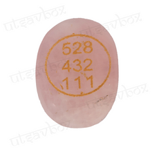 Load image into Gallery viewer, Rose Quartz zebu coins