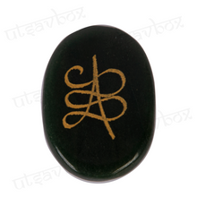 Load image into Gallery viewer, Black Tourmaline Zebu Coins