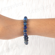 Load image into Gallery viewer, Natural Lapis Lazuli bracelet