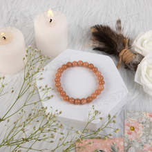 Load image into Gallery viewer, Natural Sunstone bracelet