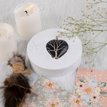 Load image into Gallery viewer, Black Tourmaline heart shaped pendant