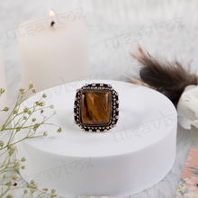 Load image into Gallery viewer, Tiger Eye Ring