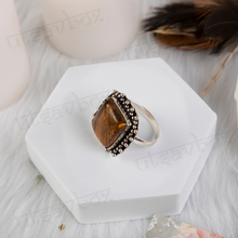 Load image into Gallery viewer, Tiger Eye Ring