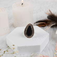 Load image into Gallery viewer, Black Tourmaline Ring
