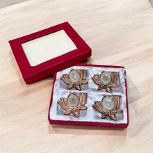 Load image into Gallery viewer, Lotus Wax Candle set of 4 (Bronze)