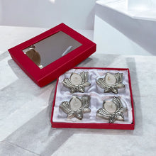 Load image into Gallery viewer, Lotus Wax Candle set of 4 (Silver)