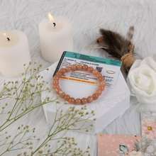 Load image into Gallery viewer, Natural Sunstone bracelet
