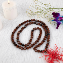 Load image into Gallery viewer, Mahogony Obsidian Mala