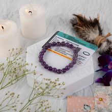 Load image into Gallery viewer, Natural Amethyst bracelet