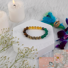 Load image into Gallery viewer, Natural Multistone Money Magnet bracelet