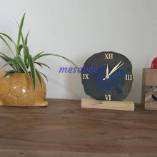 Load image into Gallery viewer, Agate Table Clock