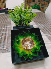 Load image into Gallery viewer, Lotus floral Tlight diya 6"