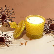 Load image into Gallery viewer, Yellow Candle Jar