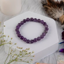 Load image into Gallery viewer, Natural Amethyst Bracelet
