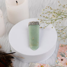 Load image into Gallery viewer, Green Aventurine Pendant with 7 Chakra Stones
