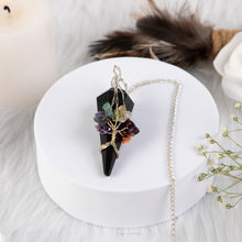 Load image into Gallery viewer, Black  Obsidian Pendant
