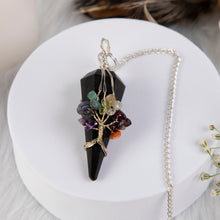 Load image into Gallery viewer, Black  Obsidian Pendant
