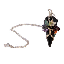 Load image into Gallery viewer, Black  Obsidian Pendant
