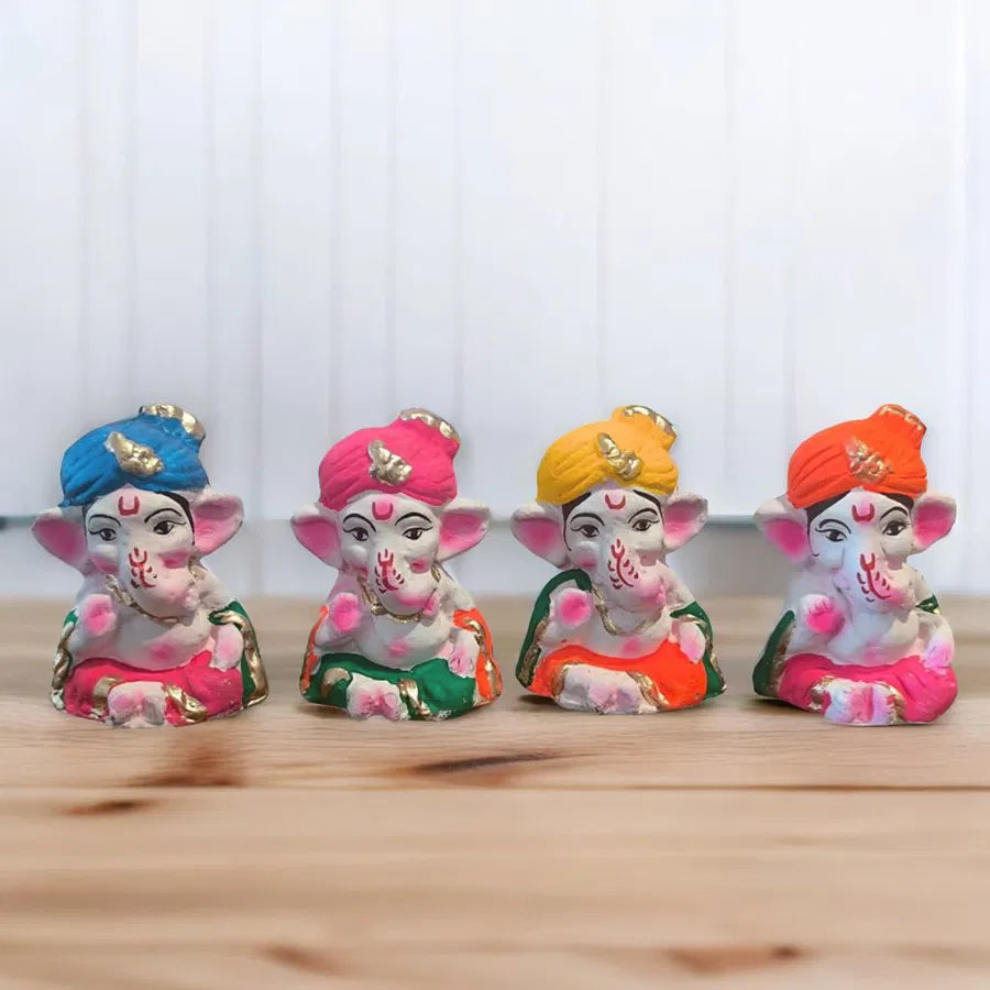 Eco Friendly Ganpati 4 inch