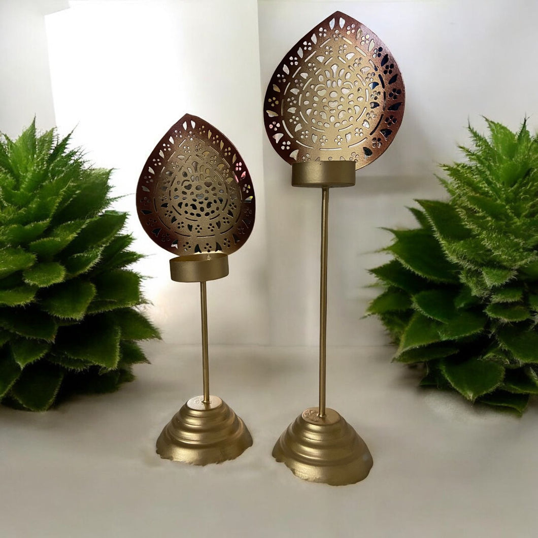 Mandala Tealight Holder Set of 2