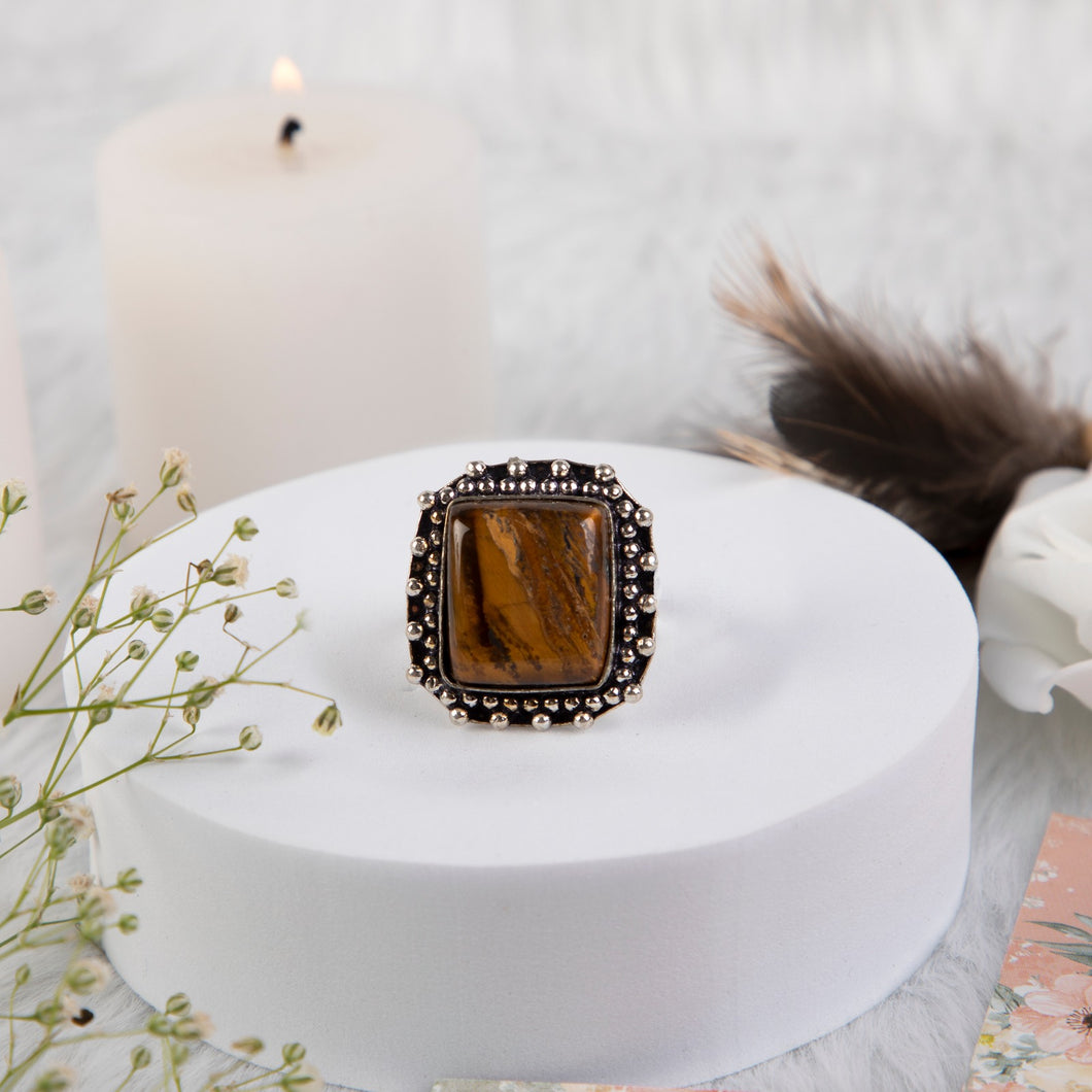 Tiger Eye Ring