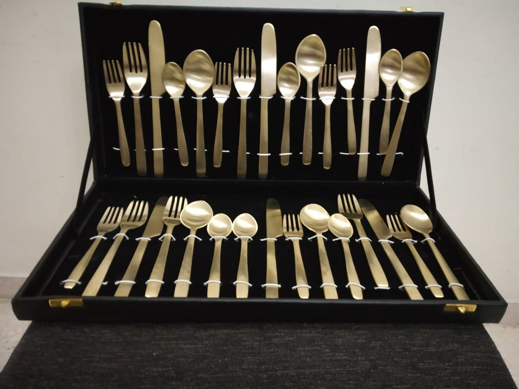 Pure brass cutlery Matt finish Lacquer