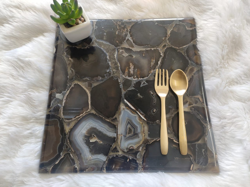 Handmade Agate Platters